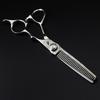 6.5.6.0 inch LH02 pattern double-sided sword hair scissors, hair scissors flat cutting teeth scissors H