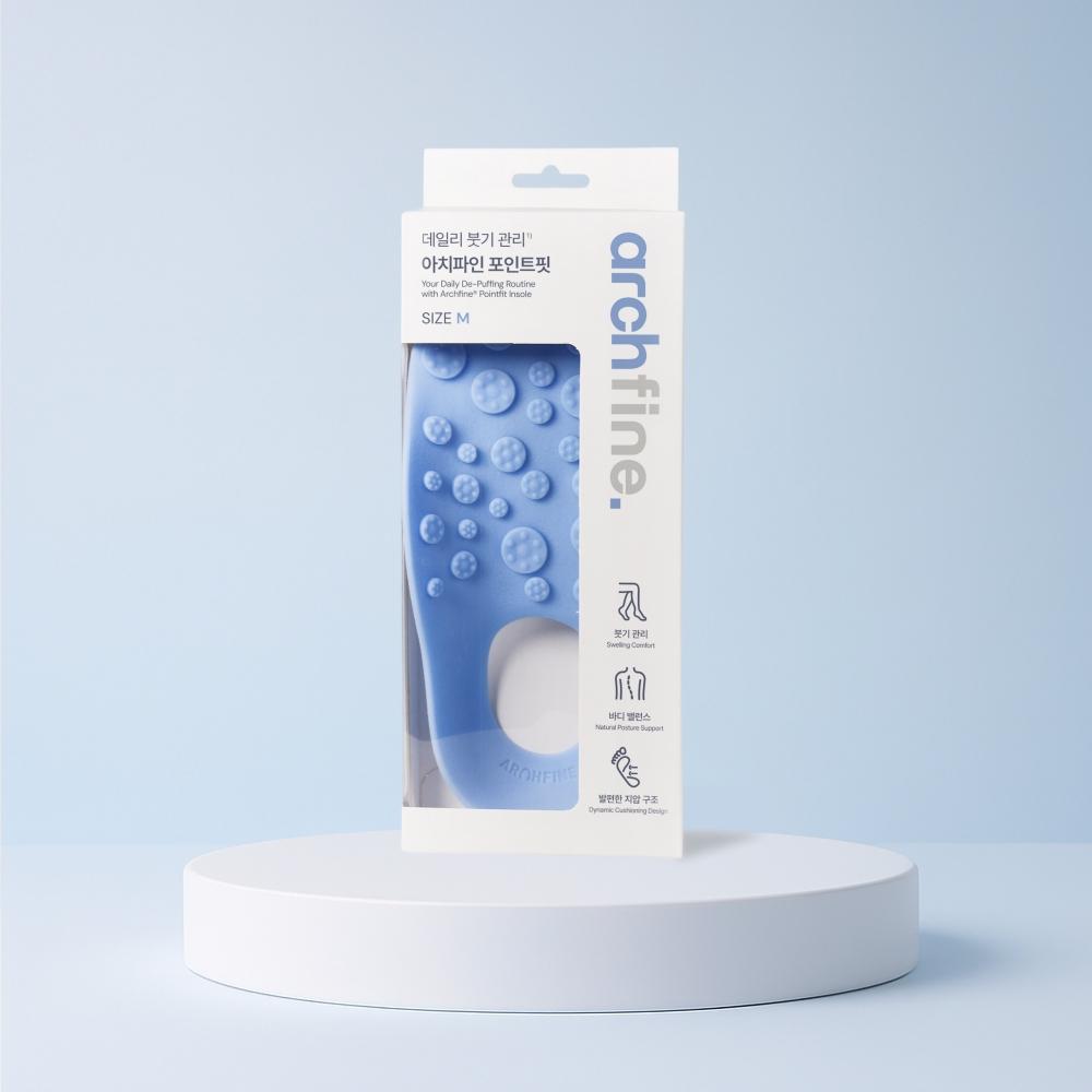 Bodyfine Archfine Point Fit Swelling Care Acupressure Insoles 2 Types (M/L)