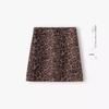 2024 Spring & Autumn High Waist Leopard Print Midi Skirt: Women's Slimming A-line Bodycon