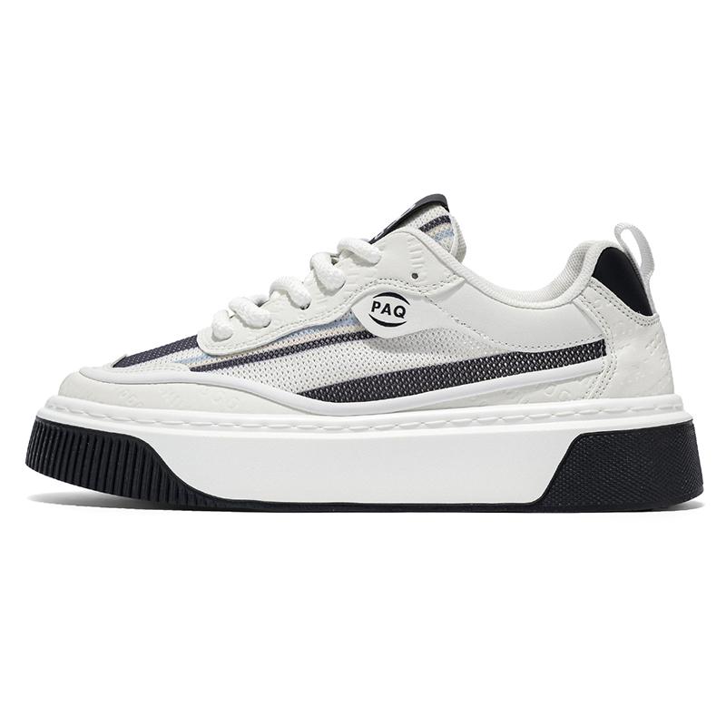 Sneakers Casual Mens Designer Soft Sole Board Shoes Fashion Leather Fabric Breathable Height Increased Flat Platform Board Shoe