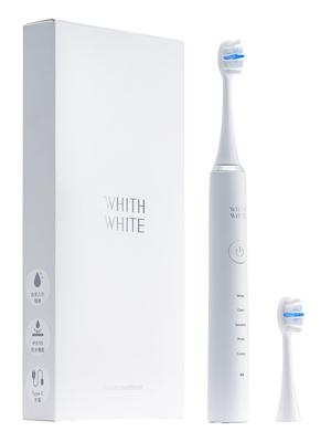 Till ultraljud Fiss White Elektrisk Tandborste Ersättningsborste Tillverkad av DuPont Lättvikt 105g Utrustad med 5 Lägen Whitening Tandläkare Rekommenderad [Upp