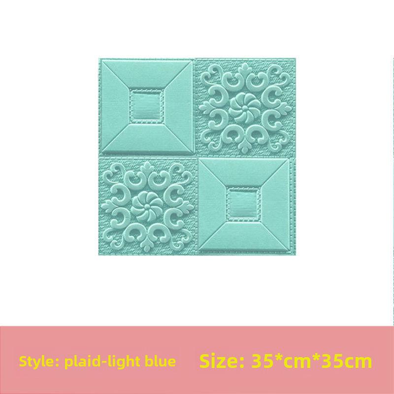 3D XPE Foam Self-Adhesive Brick Wall Stickers, 30x30cm, Small Size