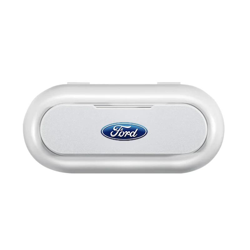 

Focus Hot For Ford New Fashion Car Glasses Box Portable Car Sunglasses Holder Eyeglass Case For Ford Ranger Focus Kuga Mustang M