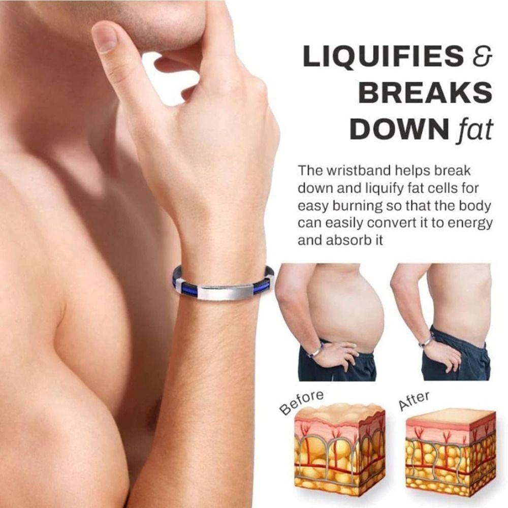 Boosts Metabolism Wristband Waterproof Ion Therapeutic Lympunclog Wristband