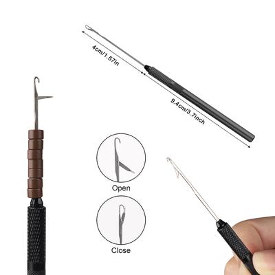 Kit Matte Black Hair Extension Tool Kit Hair Pliers Extension Tool For Salon