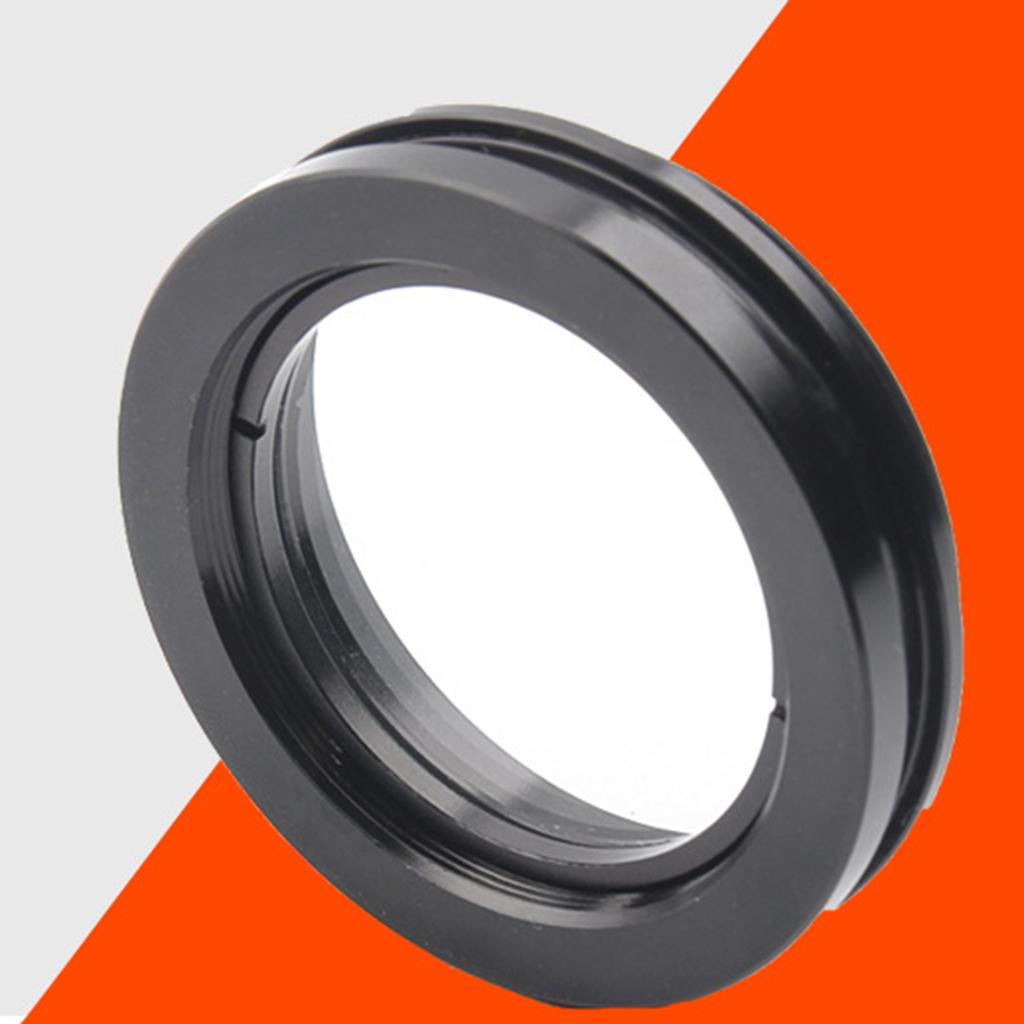 Aluminum 1X Barlow Lens for SM Series Stereo Microscopes 100mm Working Distance 48mm Dia Stereo Microscopes Accessories