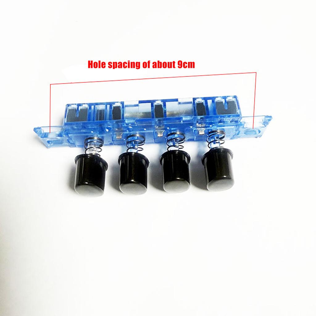 4 Key Switch Button for Floor Standing Fan Desk Fan Replacement Part with 3 Speed Adjustment and Plastic Construction