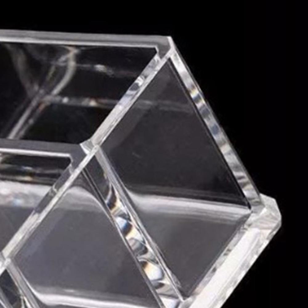 

Plastic Acrylic Makeup Stand 8 Compartments Eyeshadow Palette Organizer Makeup Organizer Vanity