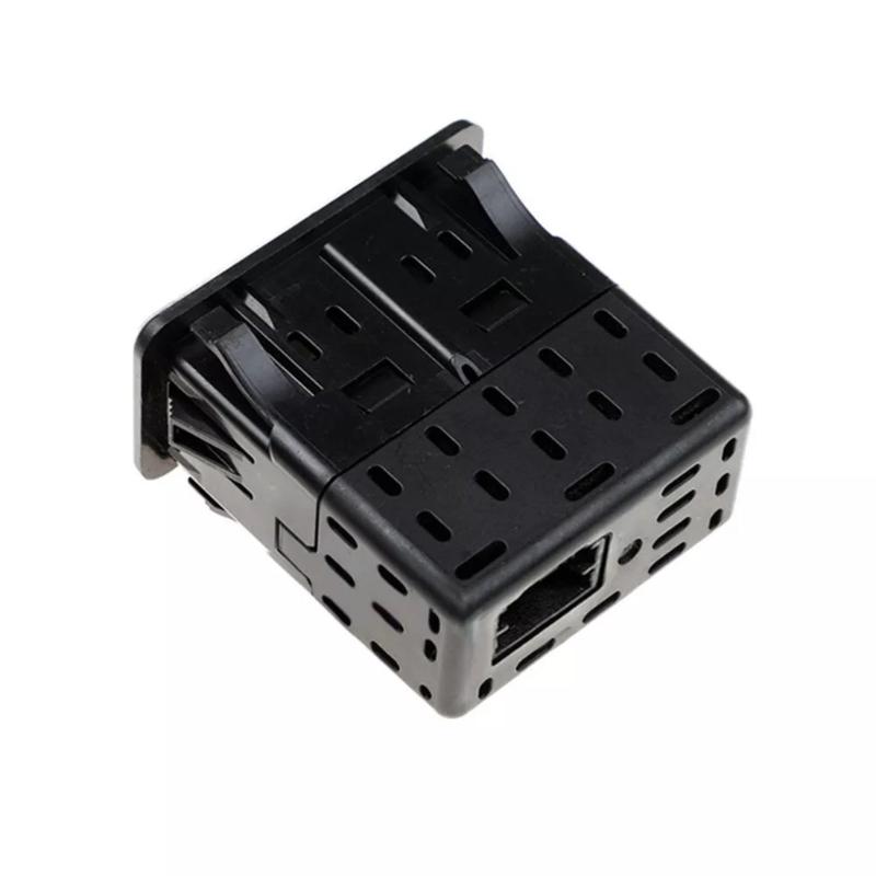 Plastic USB Auxiliary Socket Featuring Intelligent Charging Easy Install USB Port Adapter for  Autmotives