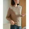 Fanzhen Women's 100% Wool Hollow Knit Sweater