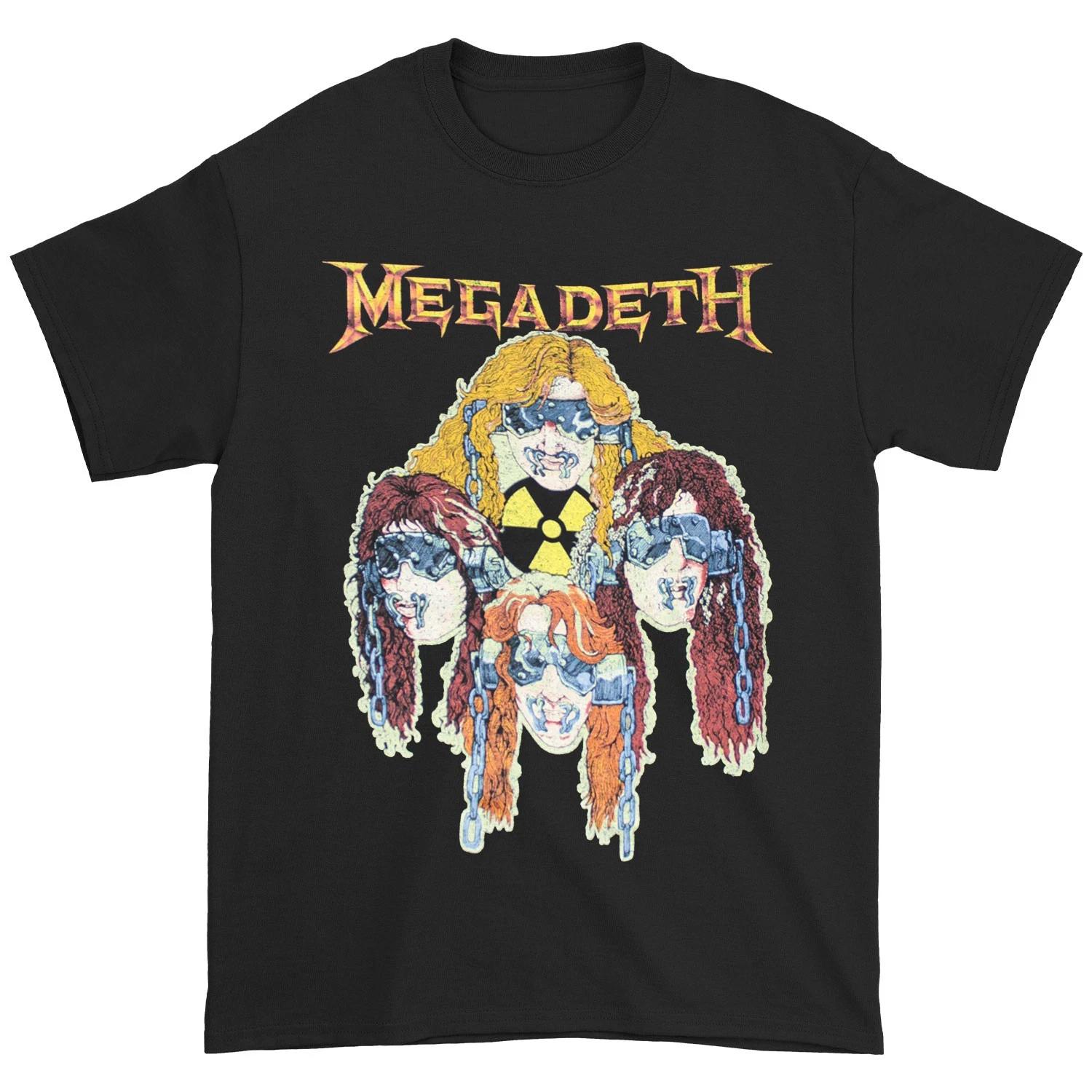 Men s Megadeth Nuclear Glowheads T-shirt X-Large Black XS