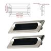 Steel Cabinet Pull with Invisible Designs Drawer Handles Vintage Cabinet Hardware Modern Concealed Drawer Handles set