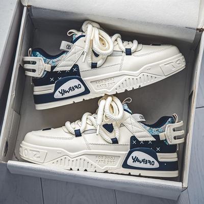 Men's Shoes New Summer Breathable Mesh Casual Little White Board Shoes Student Niche Original Versatile Sports Trendy Shoes