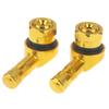 2Pcs Cnc Motorcycle 90 Degree Angle Wheel Tire Stem Tubeless Valve Aluminum