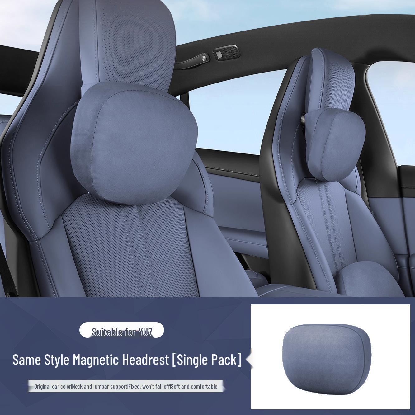 Magnetic Headrest Lumbar Support for Xiaomi YU7: Comfortable Neck Pillow & Car Interior Accessory