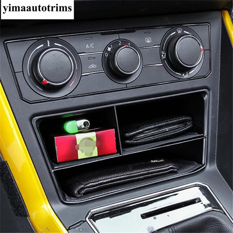 For VW Volkswagen Polo - Door Armrest Box Middle Storage Glove Phone Container Organizer Cover Kit Trim Accessories