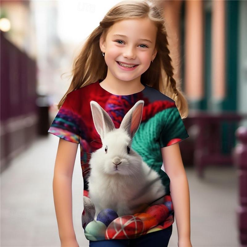 Boys' 3D Graphicl T Shirt Tee Short Sleeve 3D Print Sports Fashion Streetwear Kids 4-12 Years Crew Neck Casual