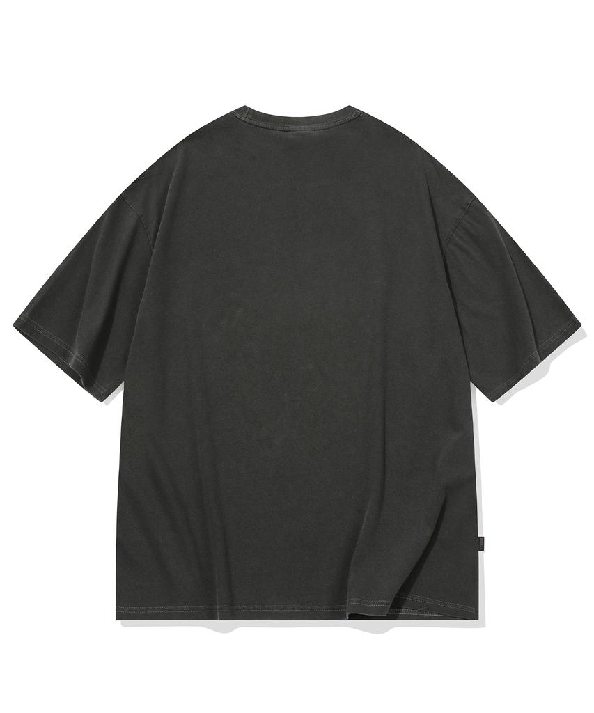 CPGN STUDIO Hello Spotty Pigment Short Sleeve T-Shirt Smoke Black