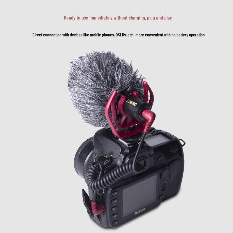 8LENSGO Langshige DMM1 Wireless Microphone for DSLR, Mirrorless Cameras, and Mobile Phones