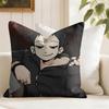 Anime SScott PPilgrim Cushion Cover Eco Linen Pillow Case DoubleSided Print Breathable Durable Zipper Home Decor Gift