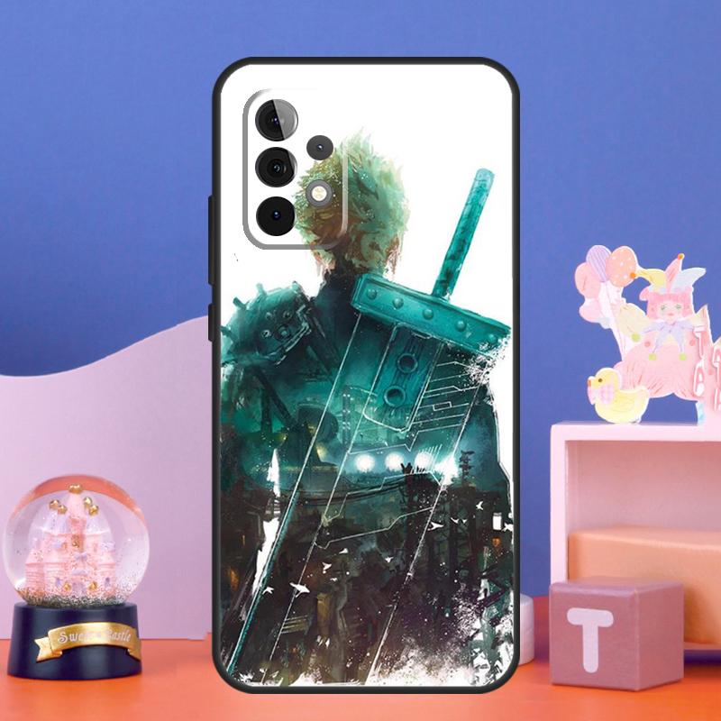 Final Fantasy VII Case For Samsung Galaxy A14 A24 A34 A54 A15 A25 A12 A22 A32 A52 A51 A71 A13 A33 A53 Cover