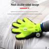 Chenille Velvet Plush Car Wash Gloves - Non-Scratch, Thick, Five-Finger Design for Wheels and Paint Care