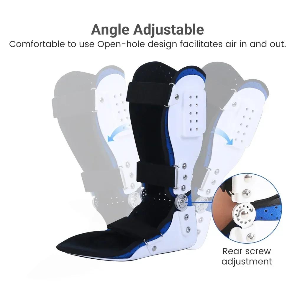 Ankle Brace Foot Drop Corrector Support Left Right Breathable Leg Feet Varus Valgus Calf Fracture Fixer Ankle Joint