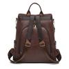 Anti-theft Backpack Women's PU Backpack Large Capacity Lightweight Travel Bag Student Schoolbag