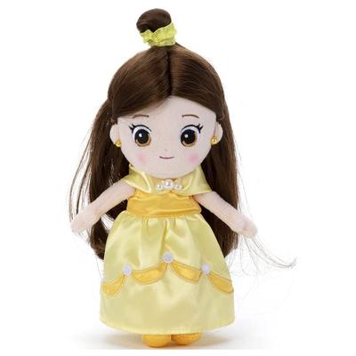 Disney Disney Character My Friend Princess Hair Makeup Plush Doll Beauty and the Beast Belle Plush Toy Height 20cm Approx.
