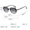 Oversized Retro Punk Sunglasses for men Business Stylish Travel Driving UV400 Protection Plastic Eye-Protecting Sunglasses