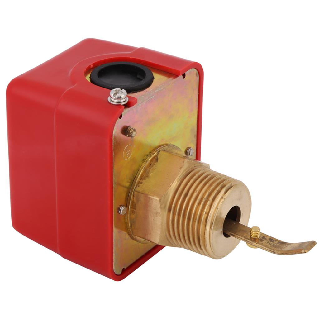 AC250V 10Bar Brass Water   Paddle Control NPT Thread Connection Red Water    NPT Water