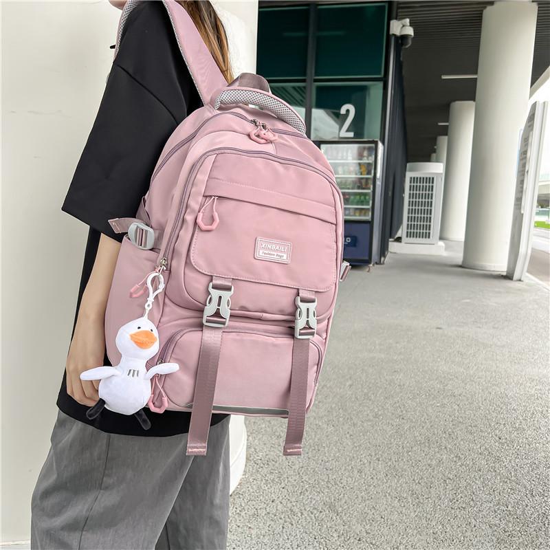New backpack student large capacity fashion simple college style school bag female college student outdoor travel backpack female
