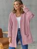 2025 Women's Loose Knit Cardigan: Commuting Style Mid-Length Sweater with Plus Size Option