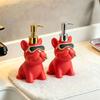 280ml Soap Dispenser French Bulldog Design Liquid Soap Bottle Large