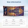 Elephant Theme Beach Towel Personalized Custom Name & Text Soft Quick Dry Beach Towel for Swimming Travel