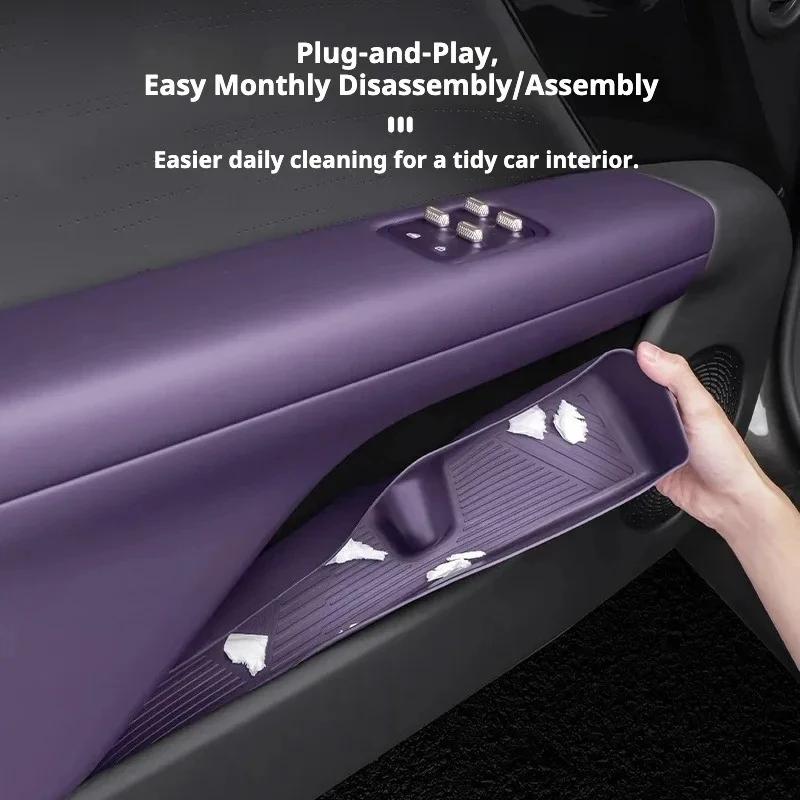 For AVATR 07 2024-2026 Car Door Storage Box Door Slot Storage Box Car Supplies Interior Modification Car Silicone Upgrade Parts