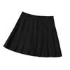 Women's Dark Grey Pleated Skirt High-Waisted Slimming Spring Autumn Short Skirt Petite Casual All-match Versatile A-Line Skirt