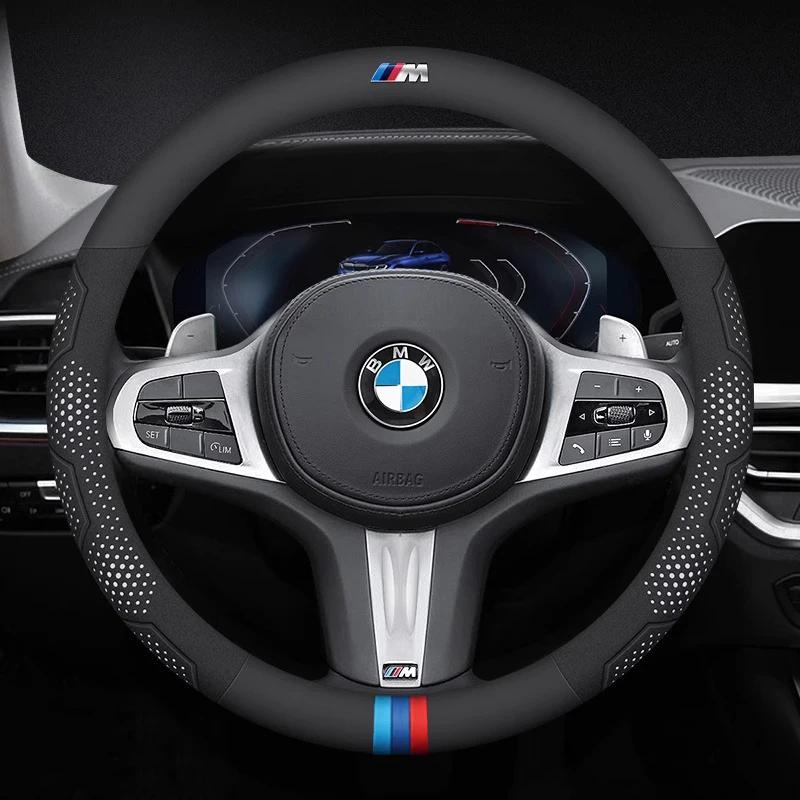 Car Steering Wheel Covers For BMW M E39 E46 E60 E70 E72 E80 E82 E90 E92 G01 G05 G10 G20 G30 F01 F05 F10 F15 F20 F25 F33 M3 M4 M5
