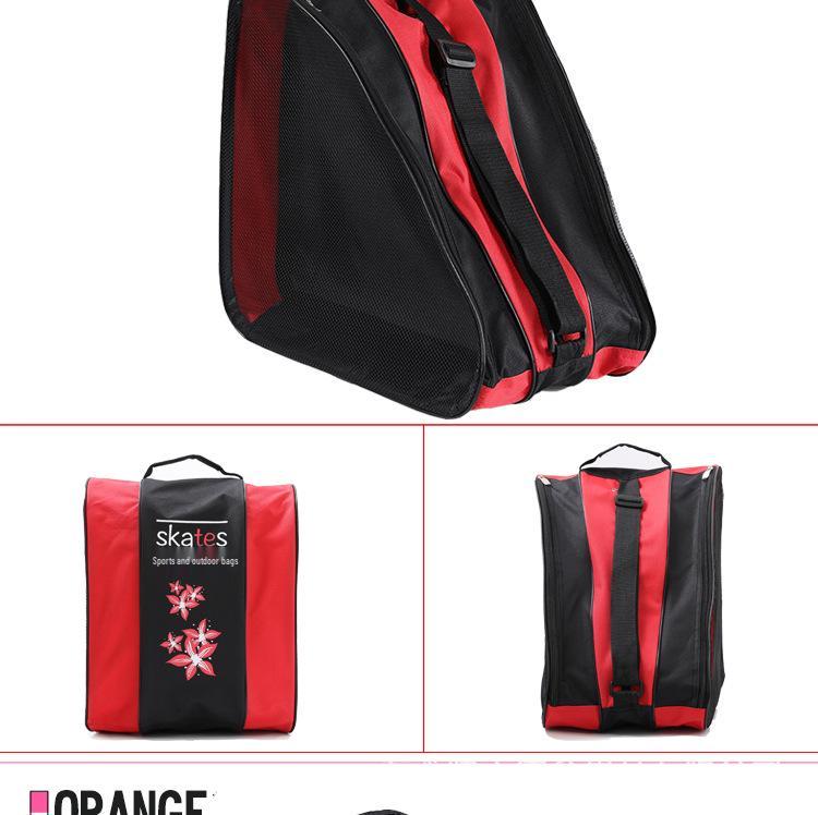 Professional Skating Bag for Kids & Adults - Inline Skates Ice Skates Storage, Breathable, Single Shoulder Design