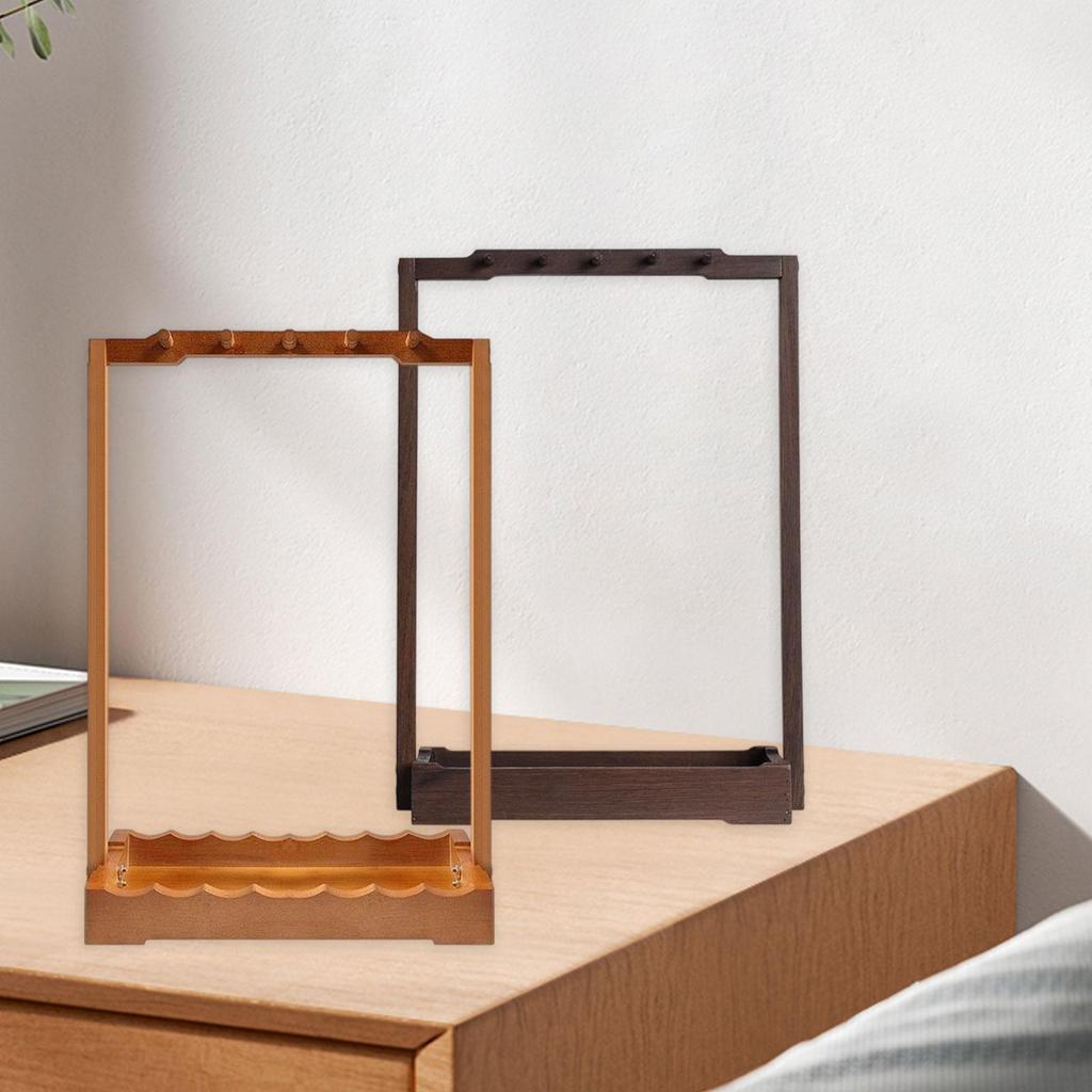 Wind Chime Stand Rack, Chinese Writing Brush Hanger, Chinese Calligraphy Brush Holder Stand for Hanging Pendants, Ornaments