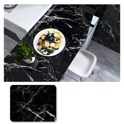 Sticker 1PCS Marbled Wallpaper Self-adhesive Thickened Waterproof Tile Wall Sticker Cabinet Cooktop Desktop Oil-proof