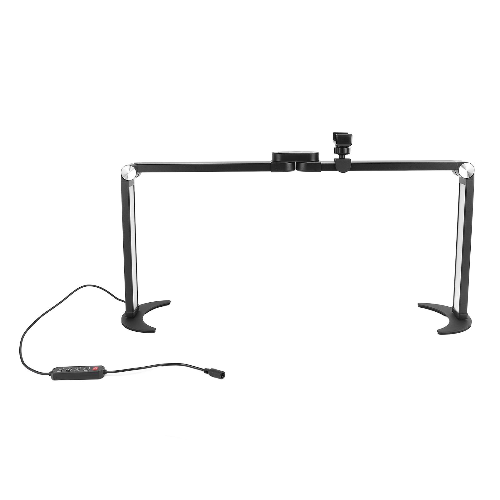 

Складная лампа для маникюра Nail Tech Lamp 3200K to 5600K с регулировкой яркости LED 2000LM 35W Настольная лампа для маникюра и наращивания ресниц чёрный