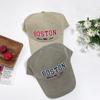 Women's and Men's Daily Oversized Boston Ball Cap Baseball Hat