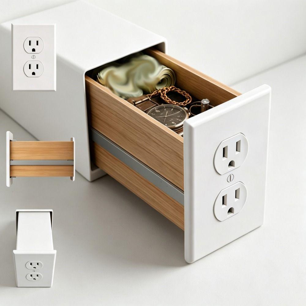 Recessed Design Recessed Hidden Storage Cabinet Embedded Secret Safe Cabinet Home Decoration