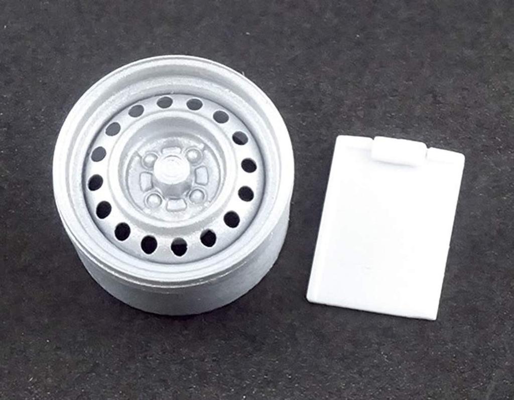 Asuka Model Orange Wheels M Steel Plastic Model Parts 1/24 OW-2