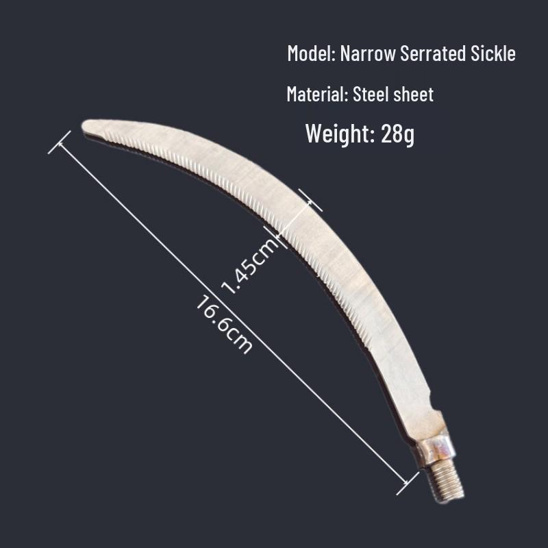 Telescopic Weeding & Fishing Sickle with Betel Nut Head Attachment