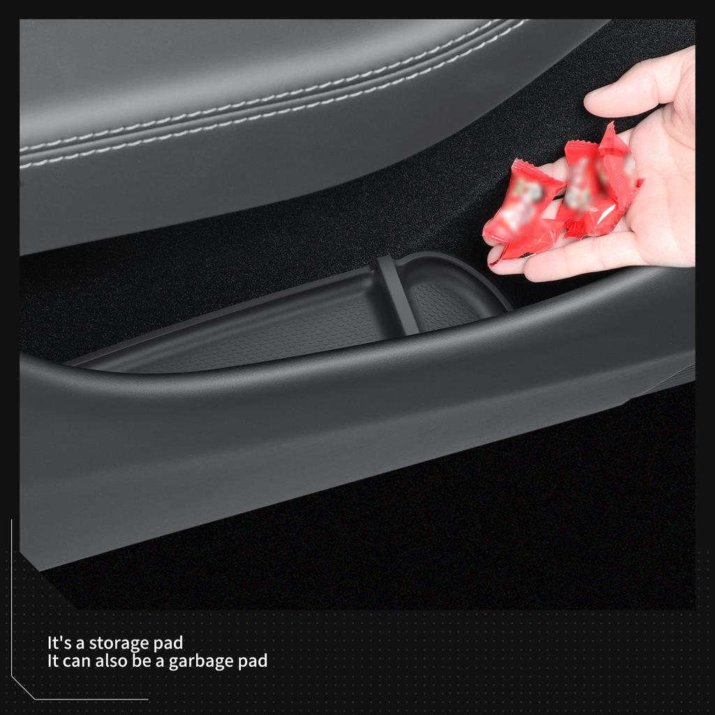 for Tesla Model Y Juniper/Launch 2025 Car Door Side Storage Pad Interior Accessories Gate Slot Anti Dirty Storage Box Tray