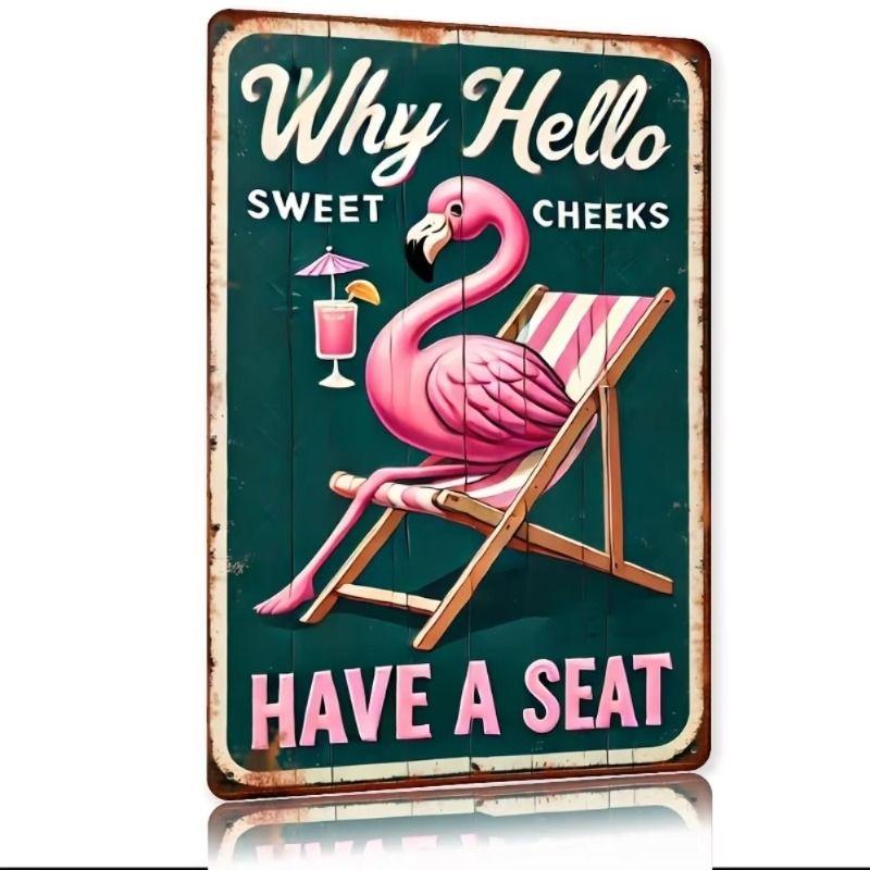Metal Wall Art Decorative Sign Hanging Home Decor 20x30cm