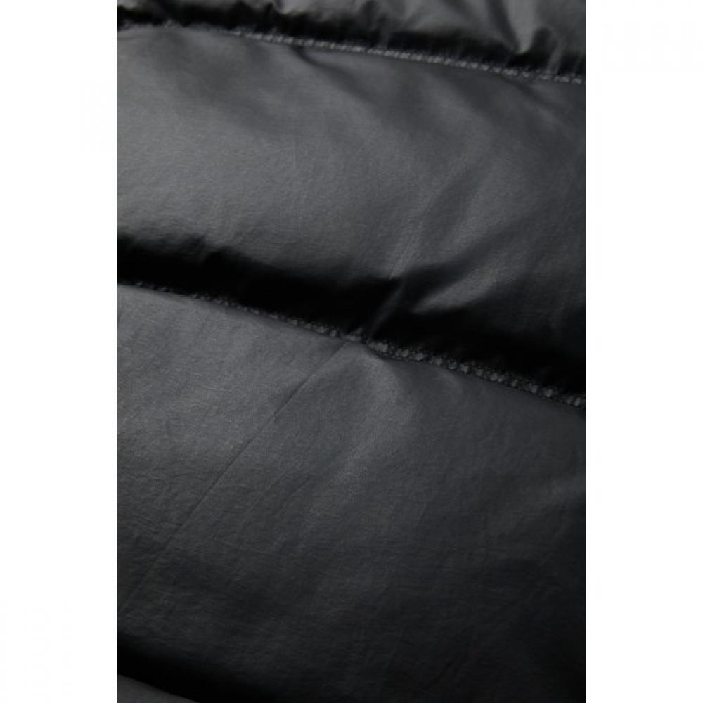 SerieS Men S Leather Like Short Padding Black Sauaw25651bkx