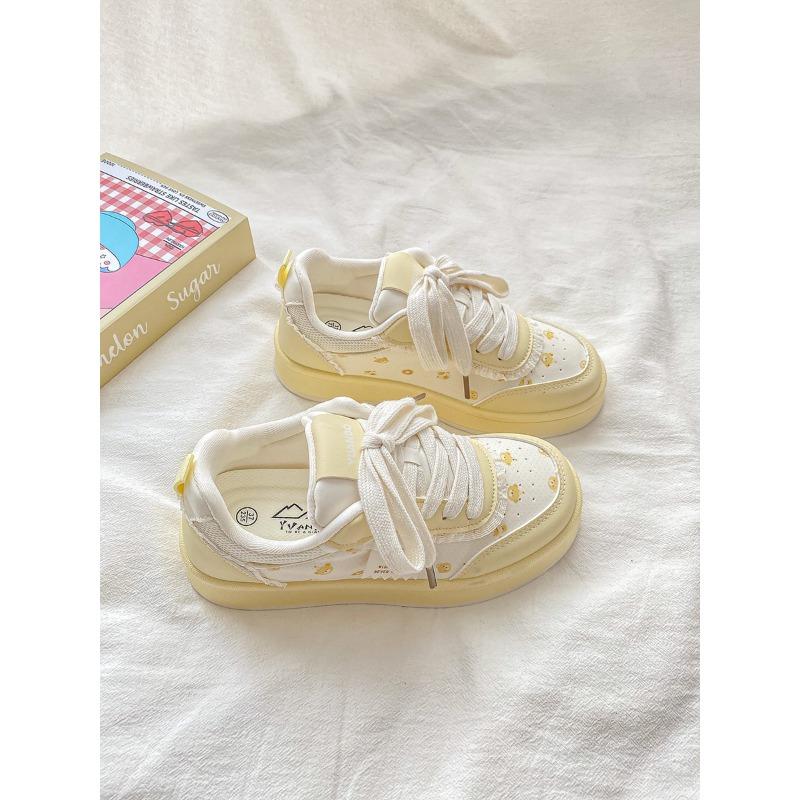 Thick-soled Little White Shoes Female Student 2 New Versatile Breathable Casual Board Shoes Bread Shoes Female